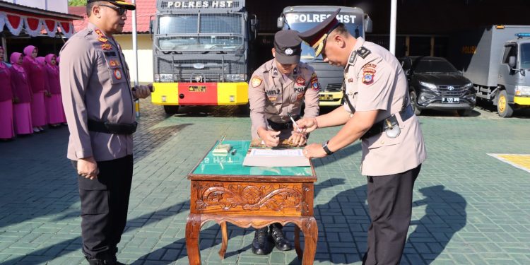 Polres HST Rotasi Wakapolres dan Sejumlah Kapolsek