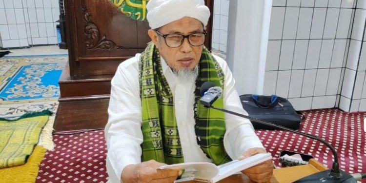 Hadirkan Guru Muchyar Dahri, Polda Kalsel Sosialisasi Pencegahan Radikal dan Terorisme di Masjid Istiqamah Kandangan