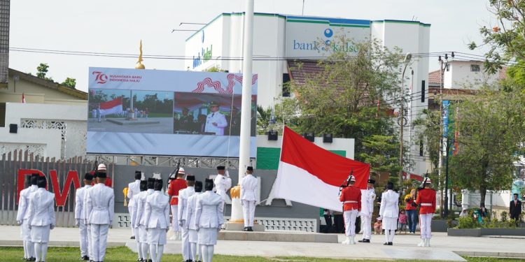 Bupati Aulia Jadi Inspektur Upacara HUT Ke-79 Kemerdekaan RI