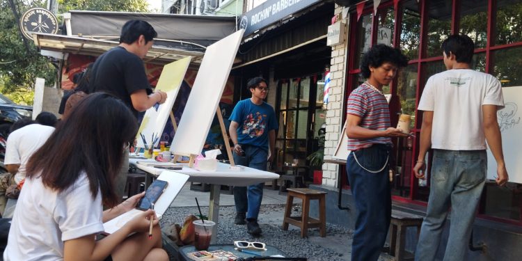 Jangan Lewatkan Live Painting dan Kriya bersama Mantra Kolektifun dan PRMelukisSs