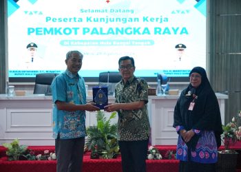 Wabup HST Sambut Kunjungan Kerja Pemko Palangka Raya, Ini yang Dibahas