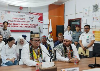 Aldo-Ismet Jadi Pendaftar Terakhir di KPU Kapuas