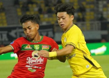Persebaya vs Barito Putera di Liga 1: Lawan 10 Pemain, Bajul Ijo Susah Payah Menang 2-1