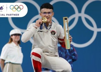Keren! Rizki Juniansyah Jadi Atlet Termuda Indonesia yang Raih Emas di Olimpiade