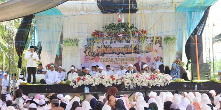 Sayed Jafar Hadiri Peringatan Maulid Akbar di Desa Sengayam