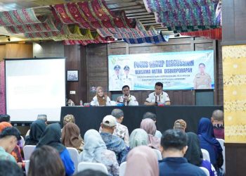 Disbudporapar Banjarmasin Fasilitasi FGD untuk Kemajuan Mitra dan Organisasi
