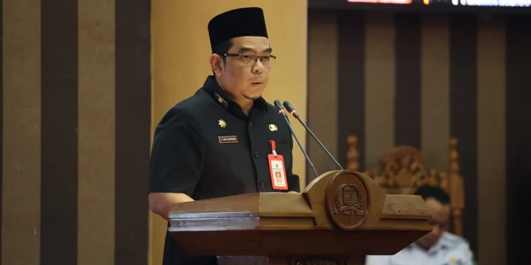 Rapat Paripurna, Bupati Tanbu Sampaikan Jawaban Raperda Nomor 19 Tahun 2022