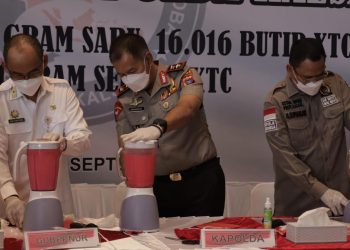 51.281 Gram Sabu dan 16.016 Butir Ekstasi Dimusnahkan