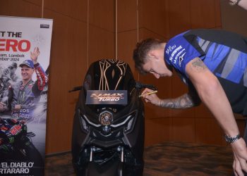 Meet & Greet Fabio Quartararo di Lombok, Jumpa Fans dan Keliling Kota Naik Yamaha XMAX