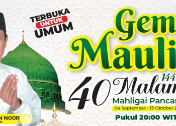 Catat Tanggalnya! Paman Birin Gelar Gema Maulid 40 Malam di Mahligai Pancasila