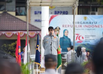 845 Anggota Satlinmas Desa dan Kelurahan Se-Kabupaten HST Dikukuhkan
