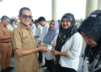 75 THL Setdakab Kotabaru Dilindungi BPJS Ketenagakerjaan