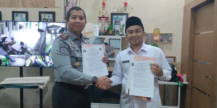 Terkait Pembinaan Kerohanian, Lapas dan Kemenag Kotabaru Teken Perjanjian Kerjasama