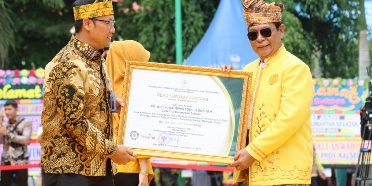 Kalsel Nol Desa Tertinggal, Awang Bangkal Barat Contoh Desa Mandiri