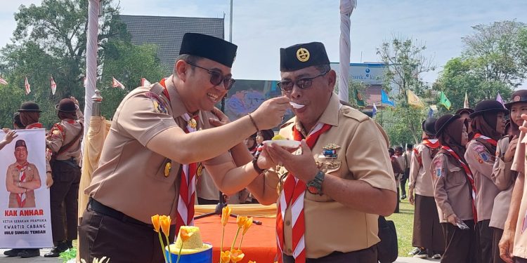 Bupati HST Hadiri Upacara Peringatan Hari Pramuka Ke-63