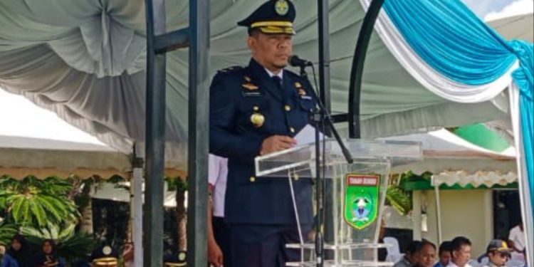 Eka Safrudin Pimpin Upacara Peringatan Harhubnas Tahun 2024