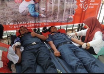 Gandeng Dishub Tanbu, PMI Targetkan 100 Pendonor Darah