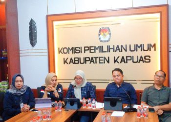 Sah! KPU Kapuas Tetapkan Lima Paslon, Besok Pencabutan Nomor Urut