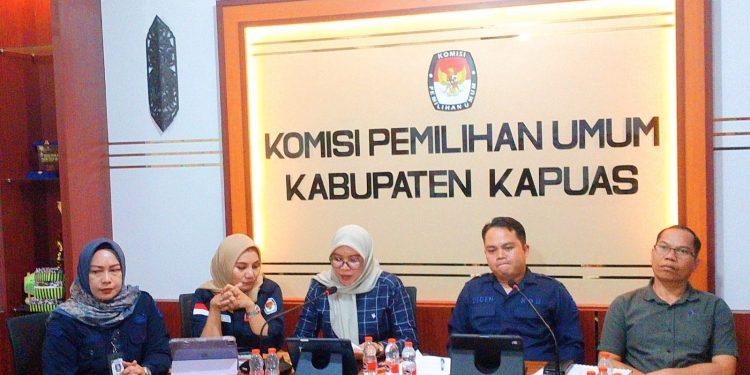 Sah! KPU Kapuas Tetapkan Lima Paslon, Besok Pencabutan Nomor Urut