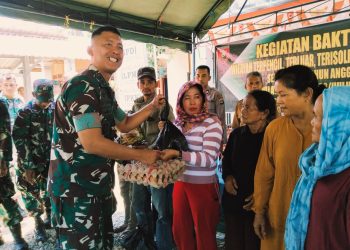 Kodim HST Gelar Bakti Sosial di Desa Pambakulan