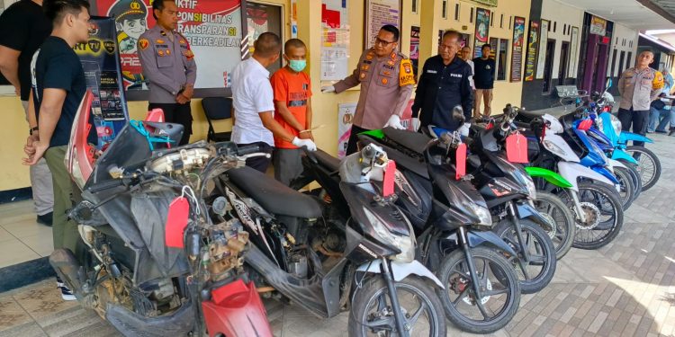 Polres HST Ungkap Kasus Curanmor, 10 Unit Motor Diamankan