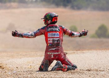 Francesco Bagnaia Ungkap Kondisinya Usai Ditabrak Alex Marquez di MotoGP Aragon 2024