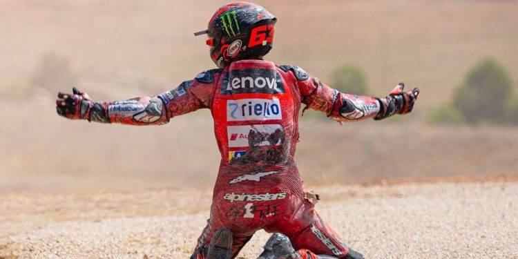 Francesco Bagnaia Ungkap Kondisinya Usai Ditabrak Alex Marquez di MotoGP Aragon 2024