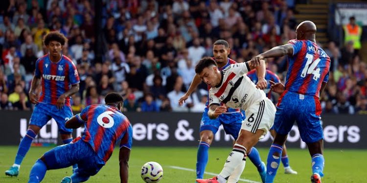 Crystal Palace vs Man United di Liga Inggris: Setan Merah Gagal Curi Poin Penuh di Markas Lawan
