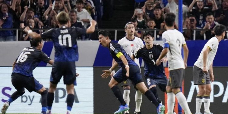 Hasil Kualifikasi Piala Dunia 2026: Mengerikan! Jepang Bantai China 7-0