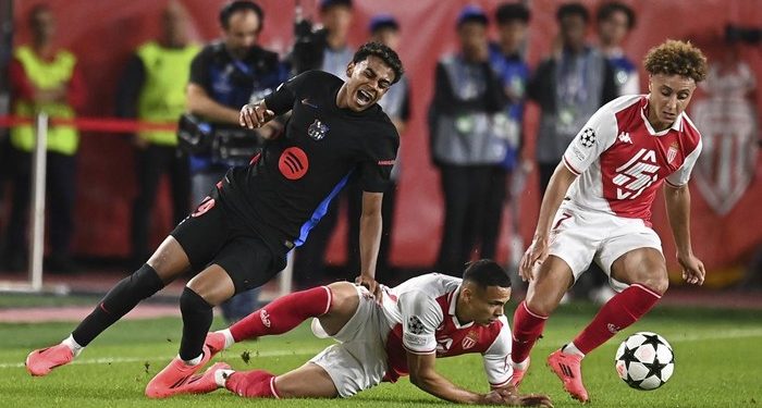 Hasil AS Monaco vs Barcelona: Skor 2-1