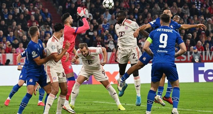 Hasil Liga Champions: Bayern Bantai Dinamo 9-2, Kane Ukir Quattrick