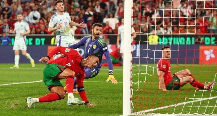 Portugal vs Skotlandia di UEFA Nations League: Selecao Das Quinas Menang Tipis 2-1