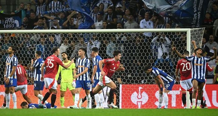 Hasil Porto vs Manchester United di Liga Europa: Skor 3-3