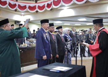 Pimpinan DPRD Kalsel Masa Jabatan 2024-2029 Resmi Dilantik
