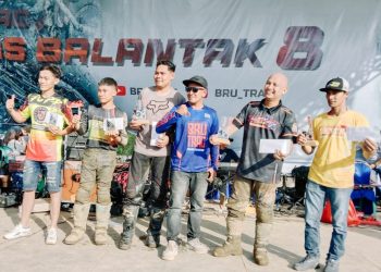 Pegawai Lapas Kotabaru Raih Juara 4 Trail Game Enduro Race Kalsel