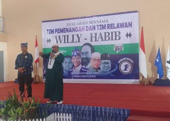 Deklarasi, Tim Pemenangan dan Relawan Siap Menangkan Willy-Habib