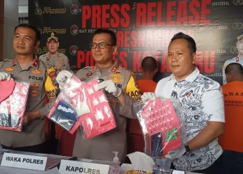 Polres Kotabaru Gagalkan Peredaran 196,14 Gram Sabu, 12 Pelaku Diamankan