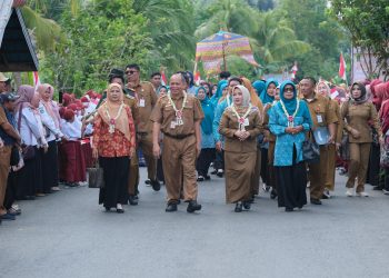 Tim Penilai PK2D Provinsi Kalsel Kunjungi Desa Hilir Banua