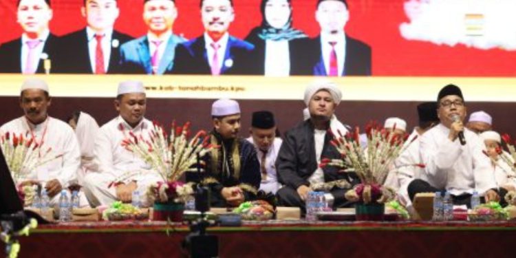 KPU Tanbu Sosialisasikan Pilkada Serentak, Diisi dengan Sholawatan