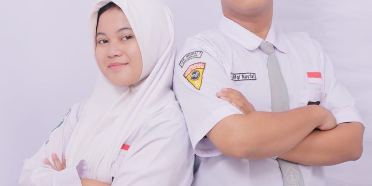 Zahwa-Rifqi Siap Bertarung di Pemilihan Ketua OSIS SMKN 2 Banjarmasin