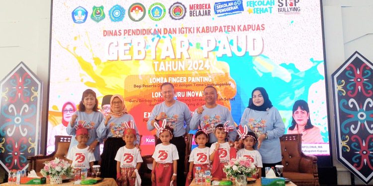 Beragam Lomba Meriahkan Gebyar PAUD 2024 di Kapuas