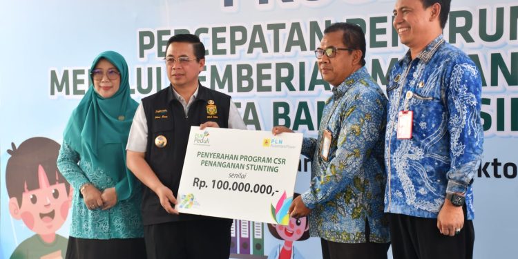 Bantuan CSR PLN untuk 228 Anak, Ibnu Sina: Kolaborasi Tekan Angka Stunting