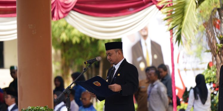 Pjs Bupati HST Pimpin Upacara Peringatan Hari Sumpah Pemuda