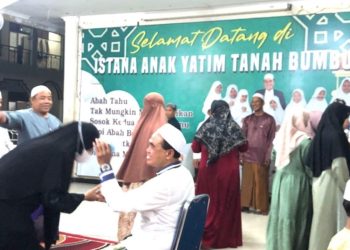 Peringati Hari Santri Nasional, Zairullah Motivasi Anak Yatim untuk Giat Belajar dan Berprestasi
