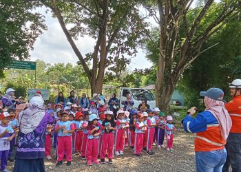 Indocement Unit Tarjun Berikan Edukasi dan Tour Pabrik untuk Anak TK