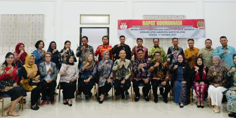 KPK dan DPRD Barsel Rakor Program Pemberantasan Korupsi Terintegrasi
