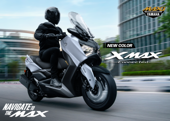 XMAX Connected Baru Hadir dengan Grafis Sporty dan Varian Warna Elegan