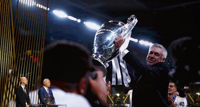 Ancelotti Jadi Pelatih Terbaik 2024, Dapat Johan Cruyff Trophy