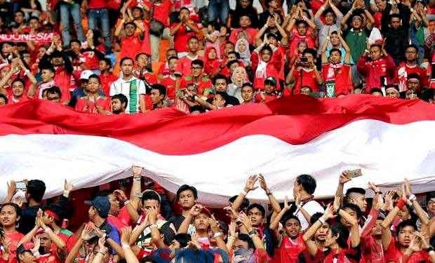 Bendera Merah-Putih 10 Meter Akan Terbentang saat Bahrain Vs Indonesia
