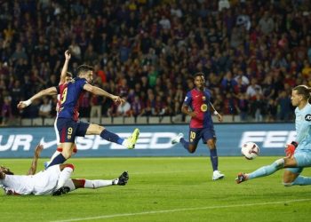 Hasil Barcelona vs Sevilla di Liga Spanyol 2024-2025: Blaugrana Pesta Gol 5-1